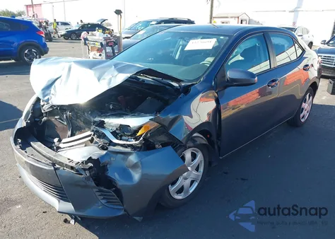 2016 Toyota Corolla Le из США, поврежденный, VIN 2T1BURHE0GC488786